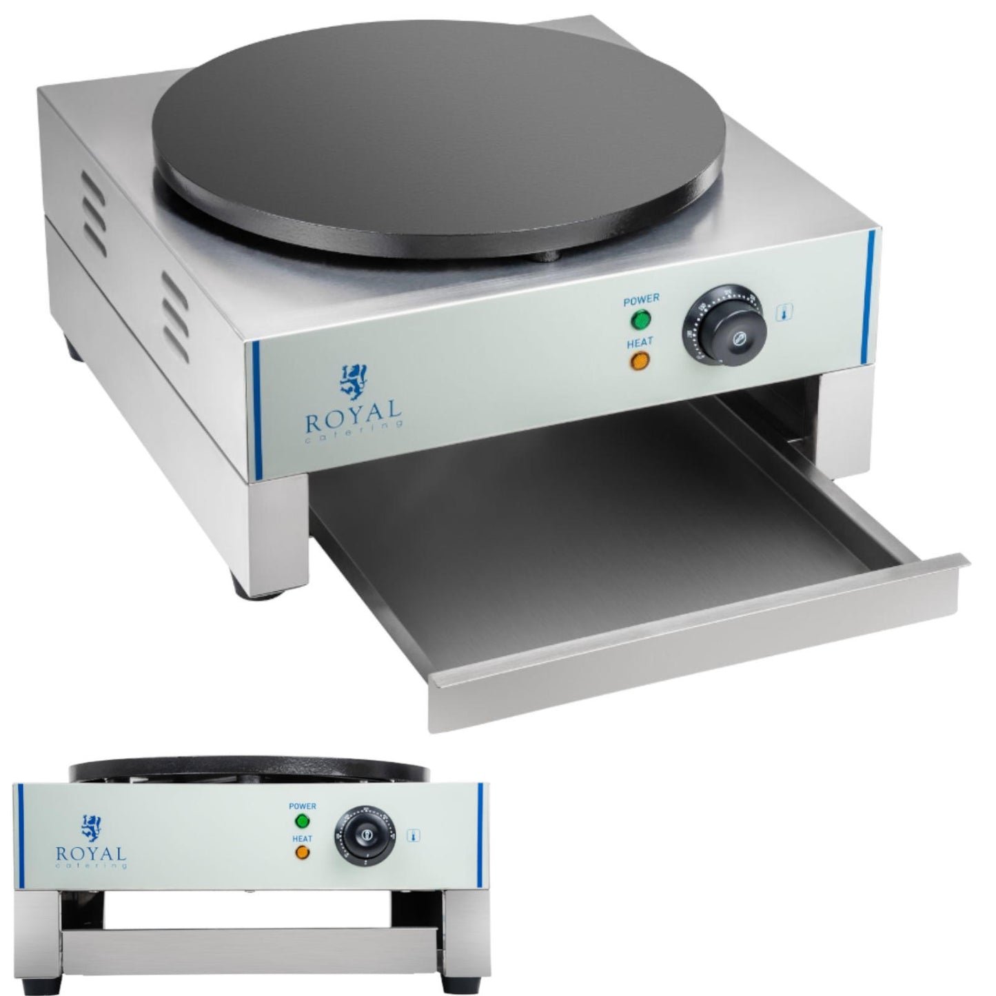 Toasters & Grills – Naleśnikarka pojedyncza płyta okrągła śr. 40cm - Carlat
