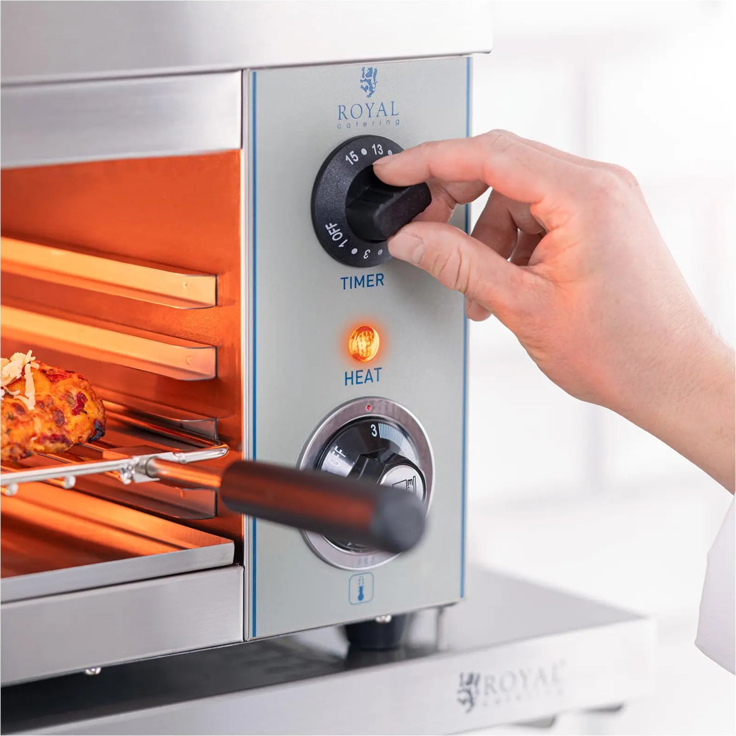 Toasters & Grills – Opiekacz salamander toster TIMER 2000W - Carlat