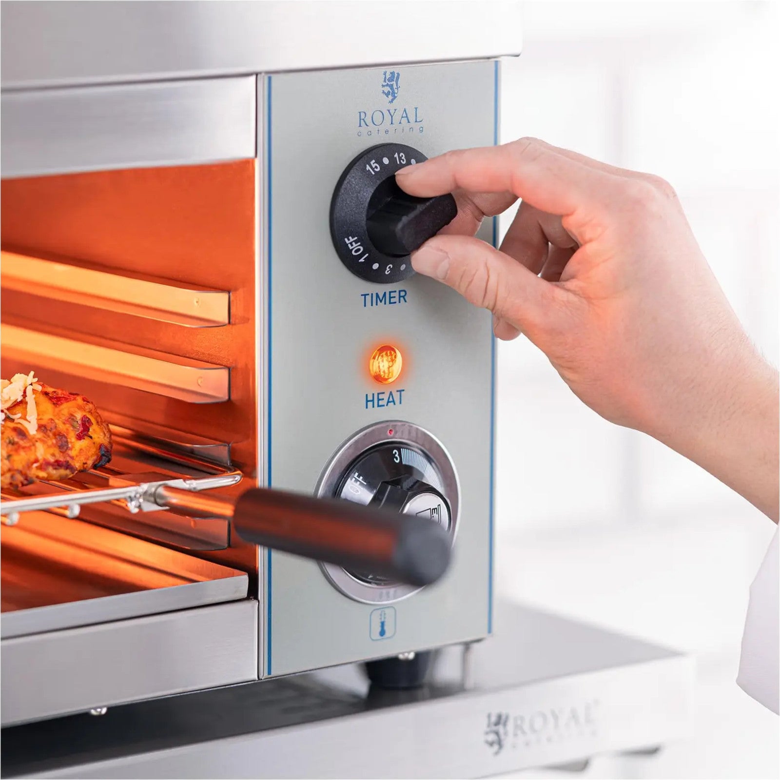 Toasters & Grills – Opiekacz salamander toster TIMER 2000W - Carlat