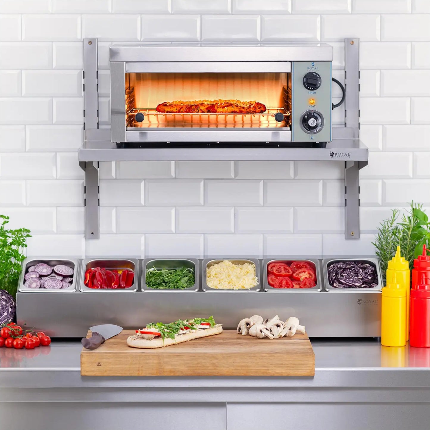 Toasters & Grills – Opiekacz salamander toster TIMER 2000W - Carlat