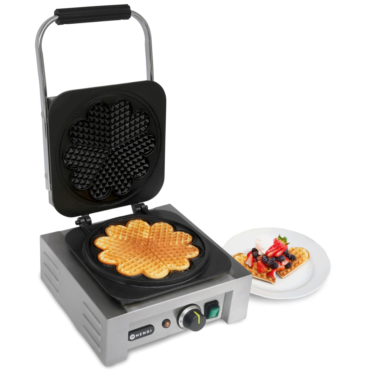 Toasters & Grills – Professional waffle iron, rosette, 5 heart - Carlat
