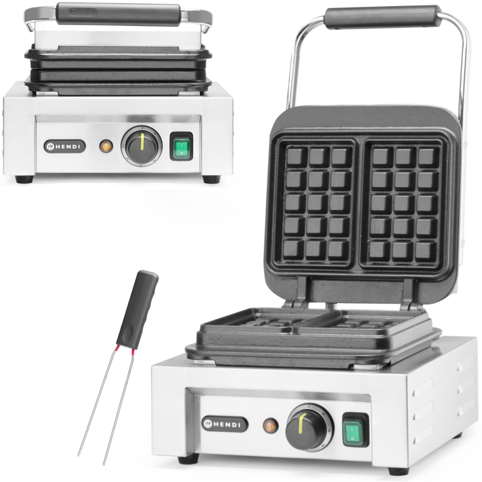 Toasters & Grills – Professional waffle maker, large grid, 2 - Carlat