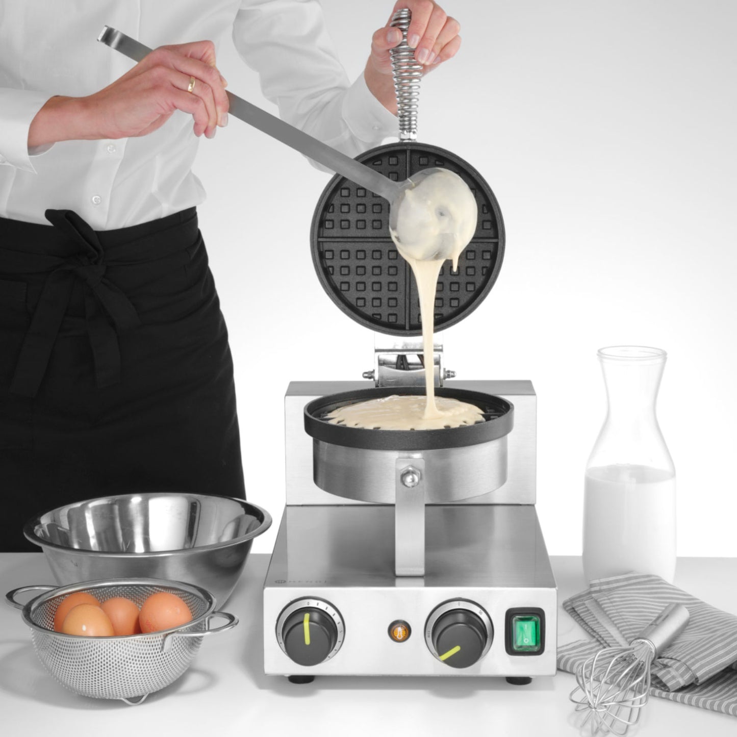 Toasters & Grills – Single round waffle maker for Belgian - Carlat