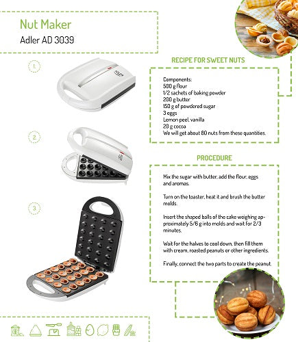 ADLER Toasters and Toast – AD 3039 Nut Roaster (24 pieces) XL – image 18