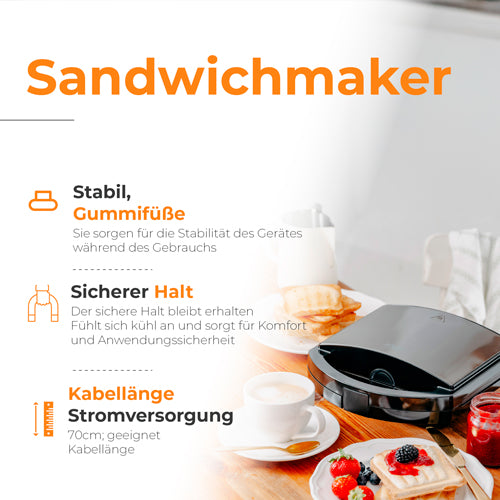 ADLER Toasters and Toast Makers – AD 3069 Sandwich Toaster – image 15
