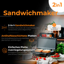 ADLER Toasters and Toast Makers – AD 3073 2-in-1 Sandwich Toaster – image 21