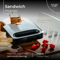 ADLER Toasters and Toast Makers – AD 3076 Sandwich Toaster – image 12