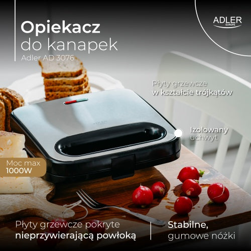 ADLER Toasters and Toast Makers – AD 3076 Sandwich Toaster – image 14