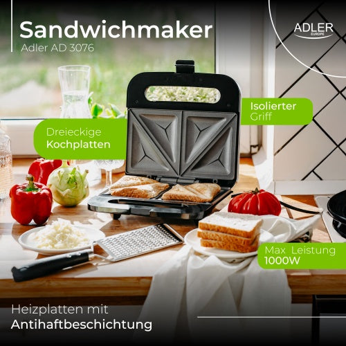 ADLER Toasters and Toast Makers – AD 3076 Sandwich Toaster – image 15