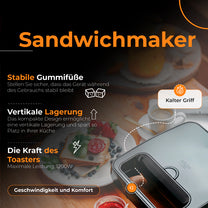 ADLER Toasters and Toast Makers – AD 3079 Sandwich Toaster – image 14