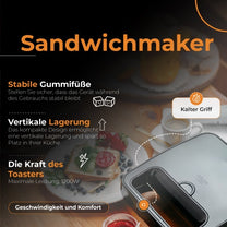 ADLER Toasters and Toast Makers – AD 3079 Sandwich Toaster – image 22