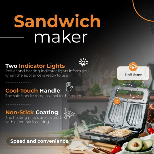 ADLER Toasters and Toast Makers – AD 3079 Sandwich Toaster – image 23