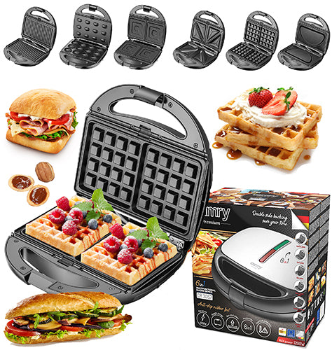 Toasters and Toast Makers – CR 3057 6-in-1 Sandwich Toaster - Carlat