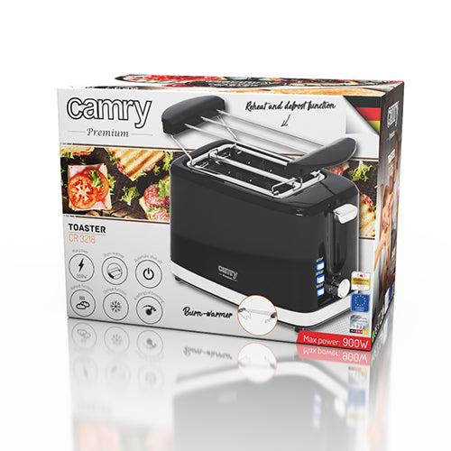CAMRY Toasters and Toast Makers – CR 3218 2-Slice Toaster – image 7