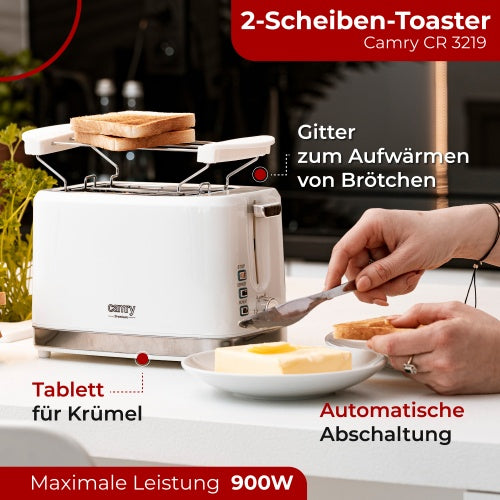 CAMRY Toasters and Toast Makers – CR 3219 2-Slice Toaster – image 15