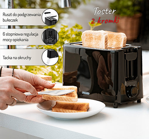 MESKO Toasters and Toast Makers – MS 3220 2-Slice Toaster – image 4