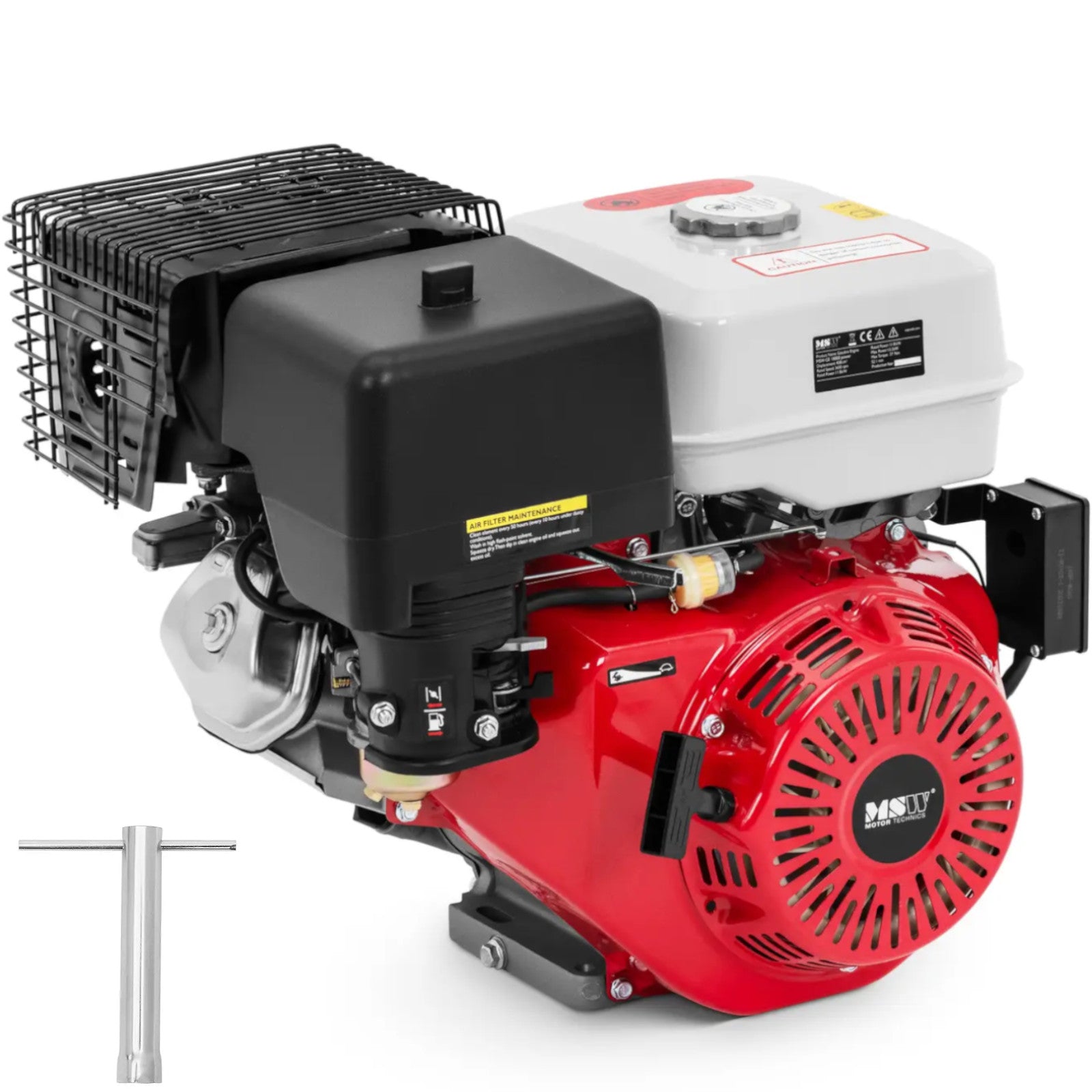Tools – 4-stroke single-cylinder petrol engine with electric start, 6.5 - Carlat