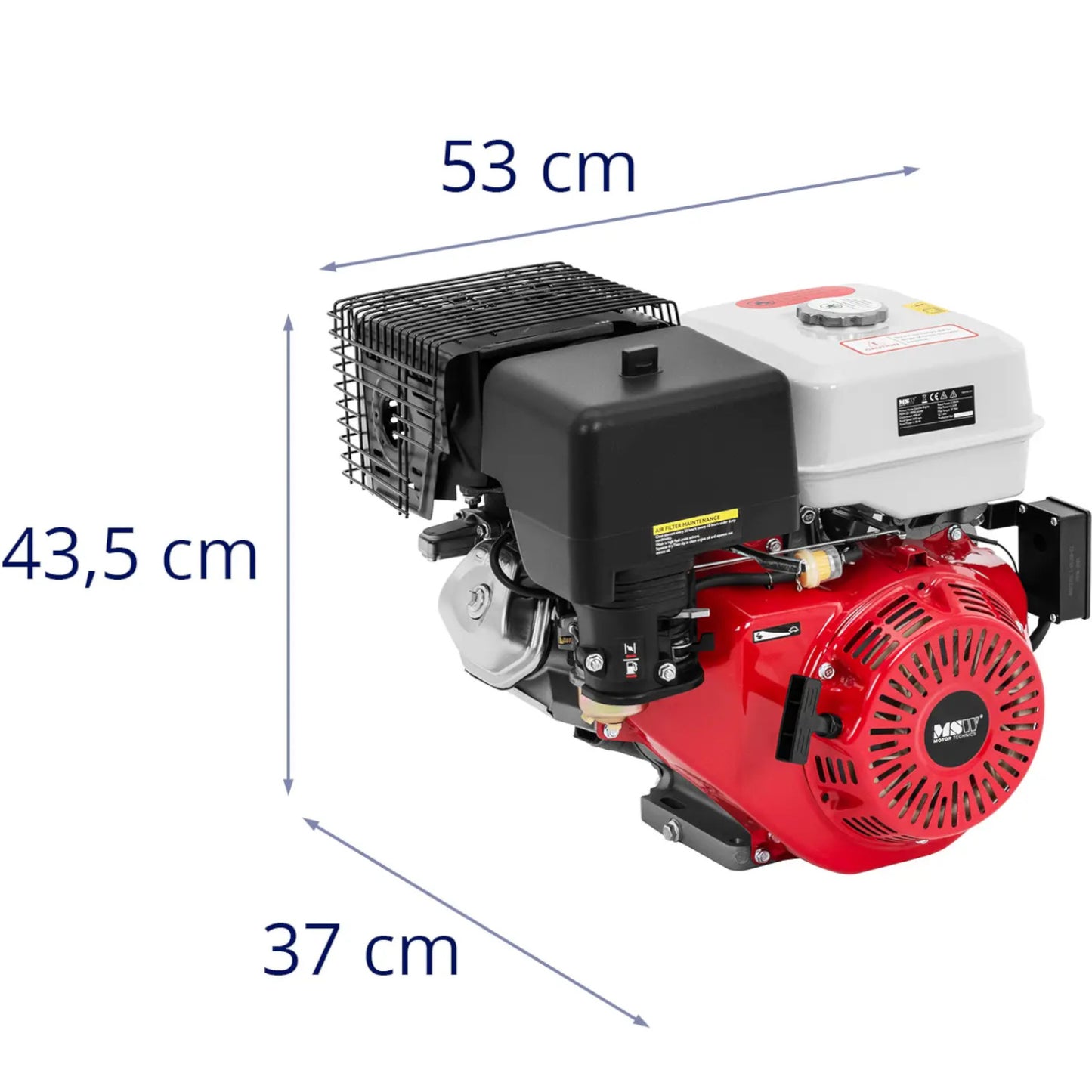 Tools – 4-stroke single-cylinder petrol engine with electric start, 6.5 - Carlat