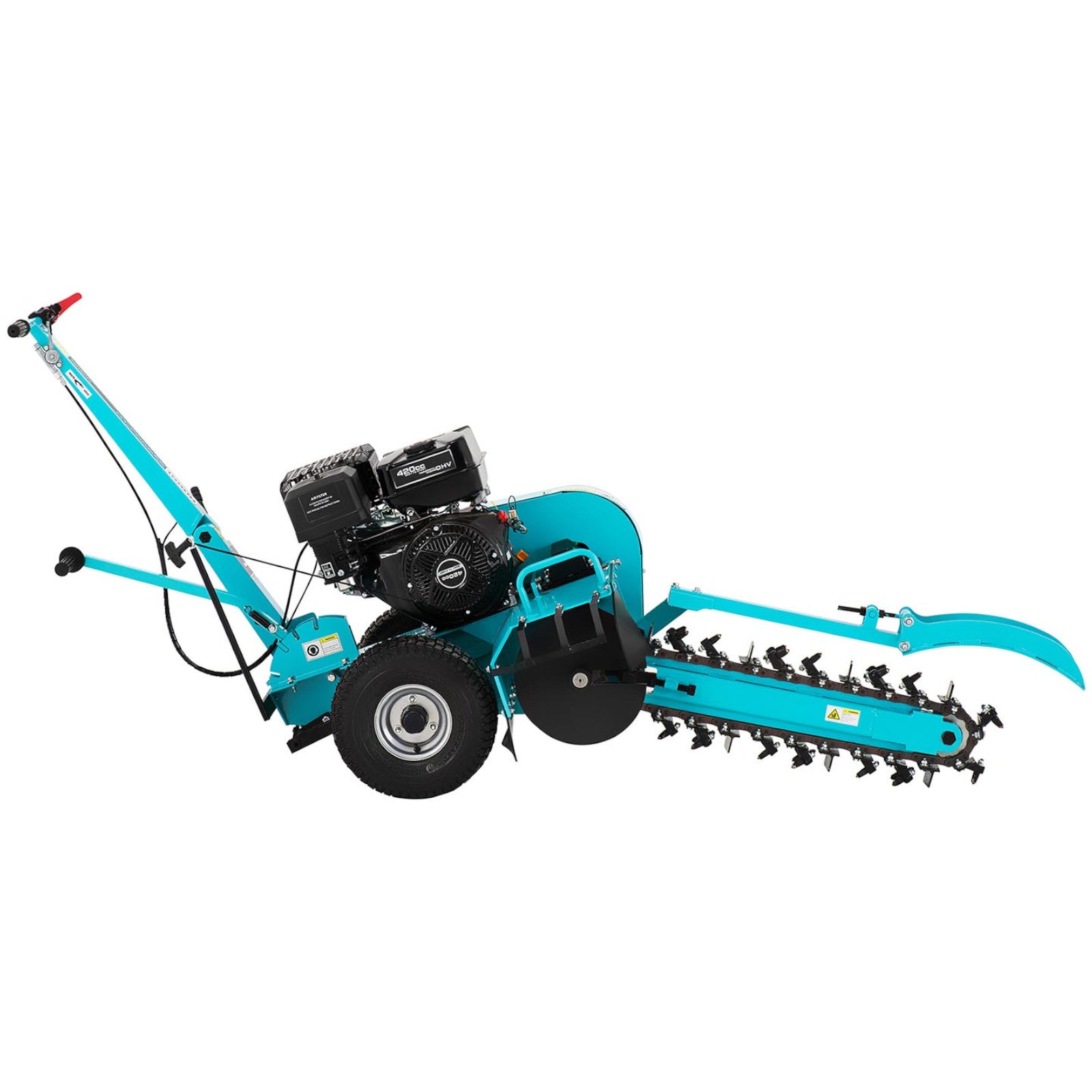 Tools – Chain excavator for linear excavations for wires, cables, - Carlat