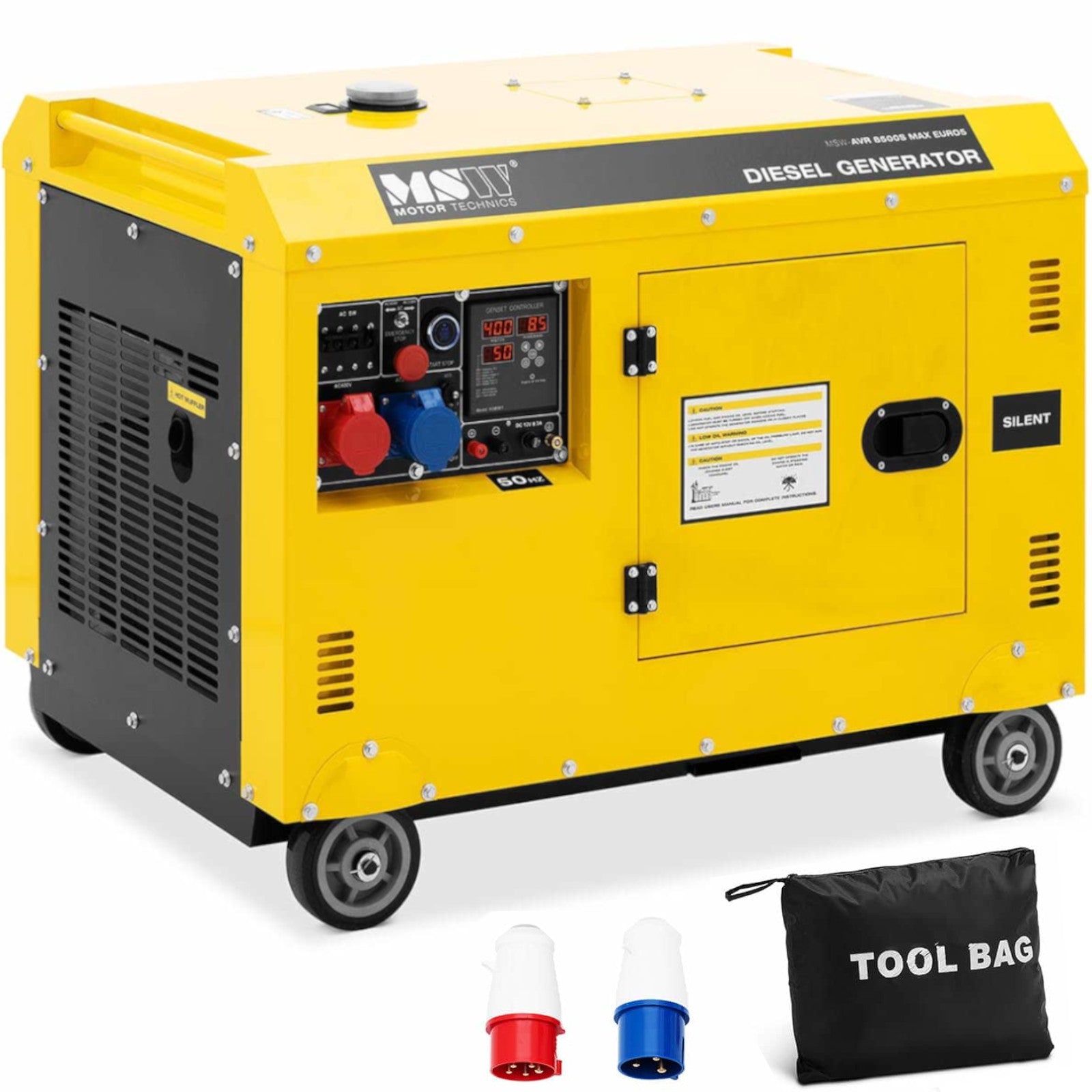Tools – Diesel generator set on wheels 240/400 V 8500 - Carlat