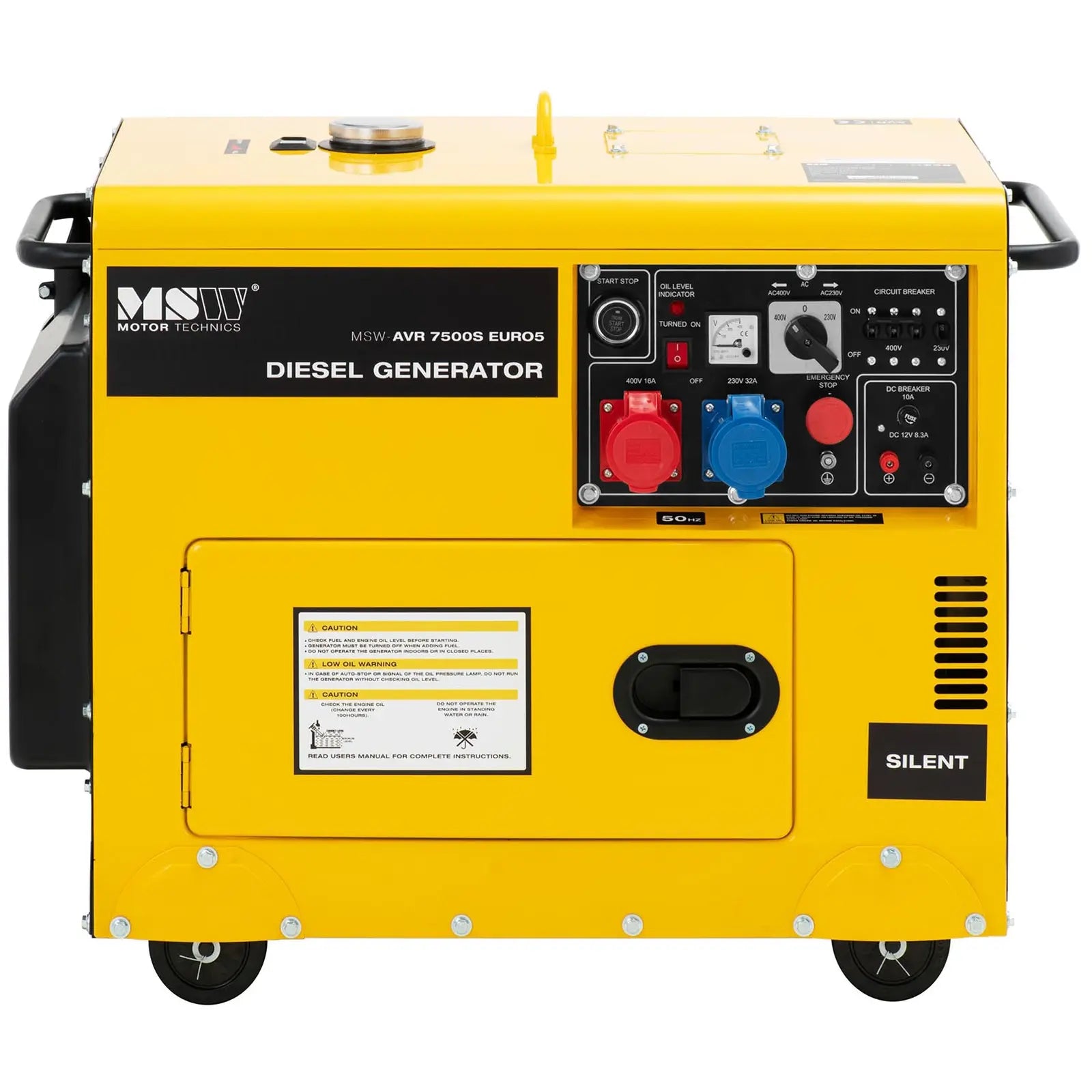 Tools – Diesel generator set on wheels 240/400 V 8500 - Carlat