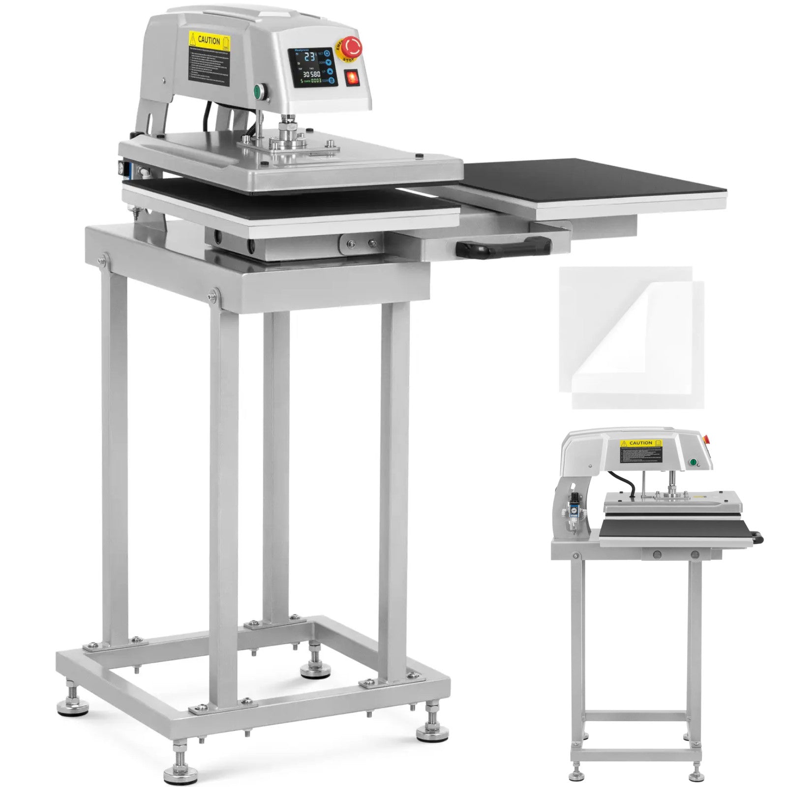 Tools – Double pneumatic heat transfer press 40 x 50 - Carlat