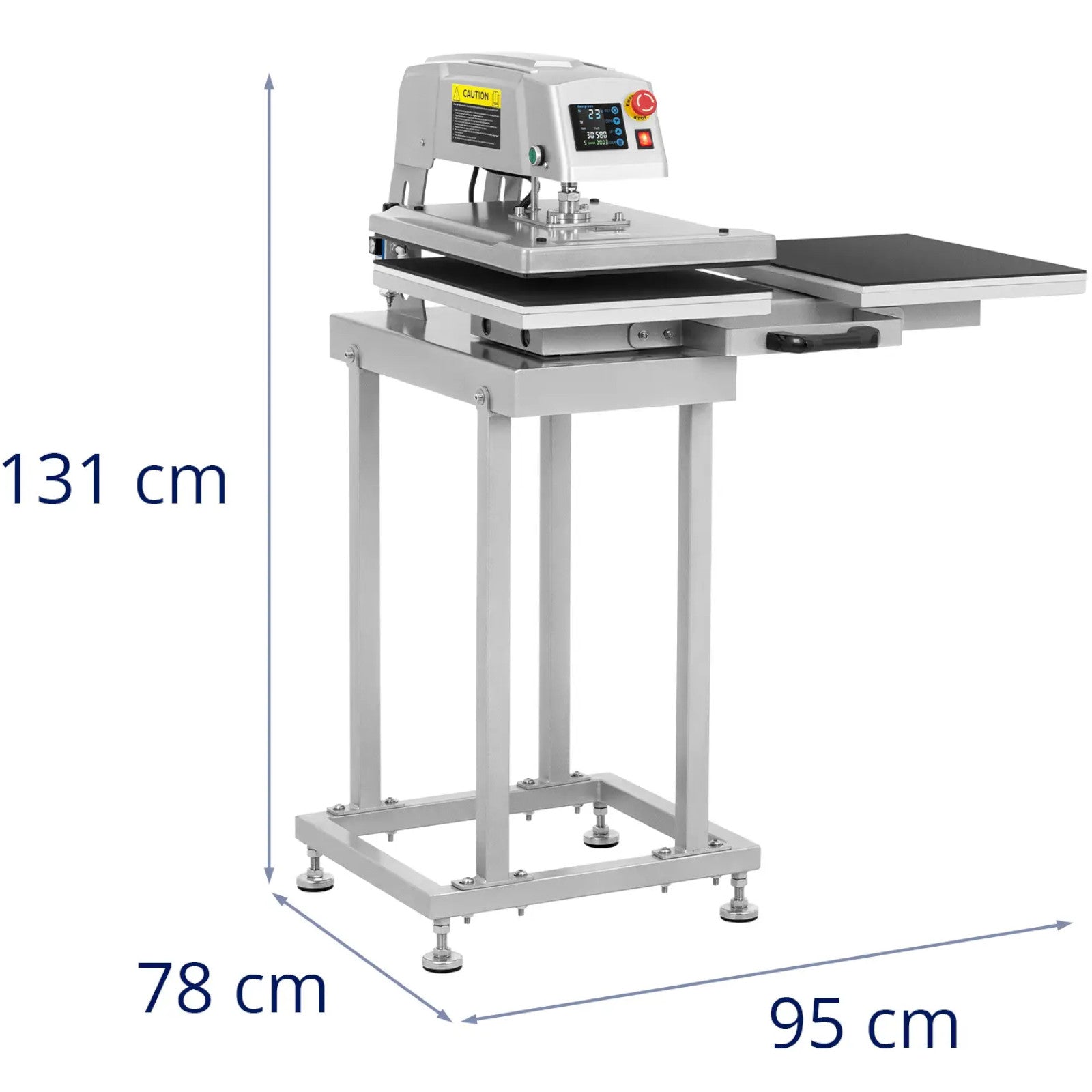 Tools – Double pneumatic heat transfer press 40 x 50 - Carlat