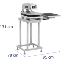 Tools – Double pneumatic heat transfer press 40 x 50 - Carlat