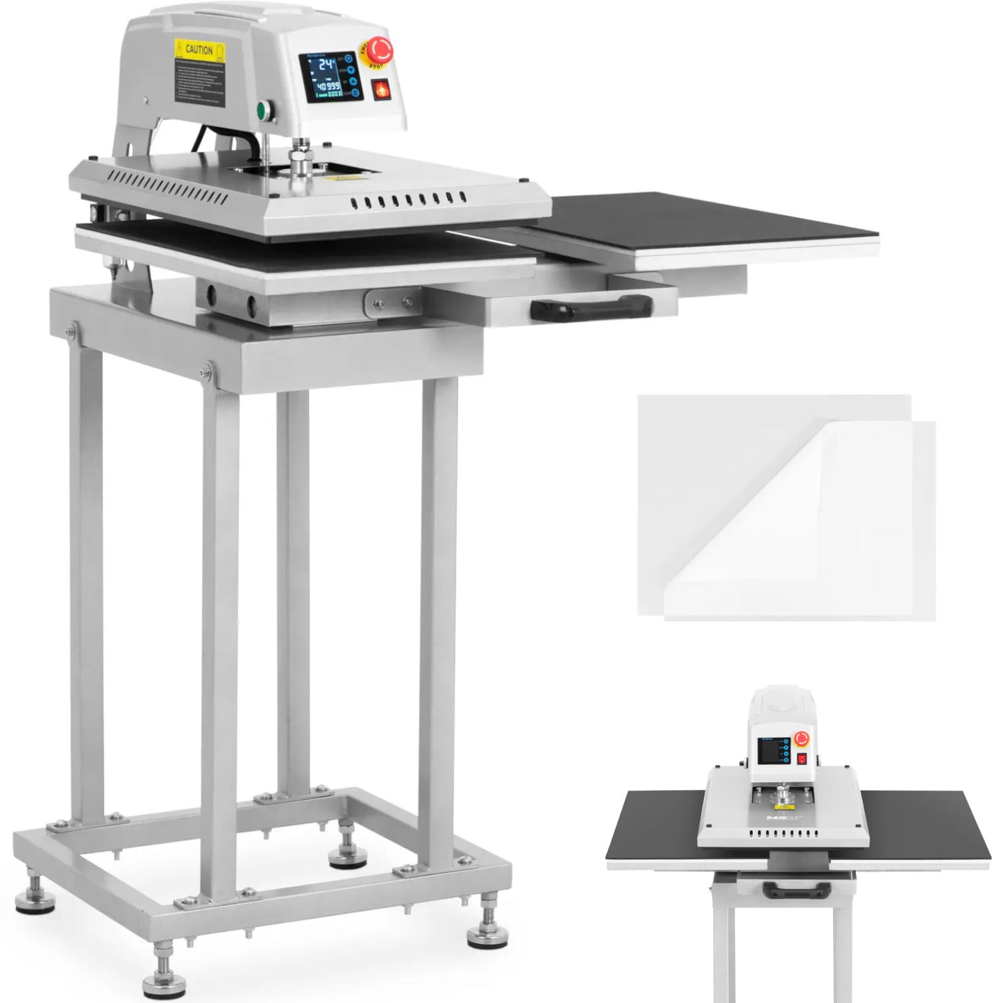Tools – Double pneumatic heat transfer press 40 x 50 - Carlat