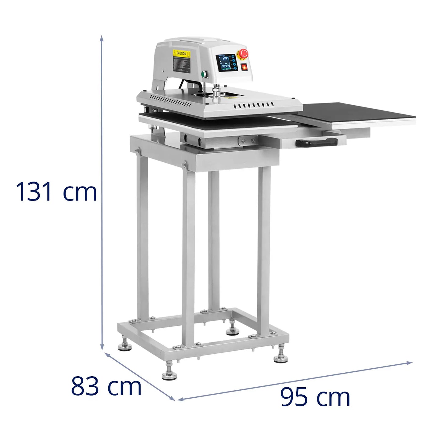 Tools – Double pneumatic heat transfer press 40 x 50 - Carlat