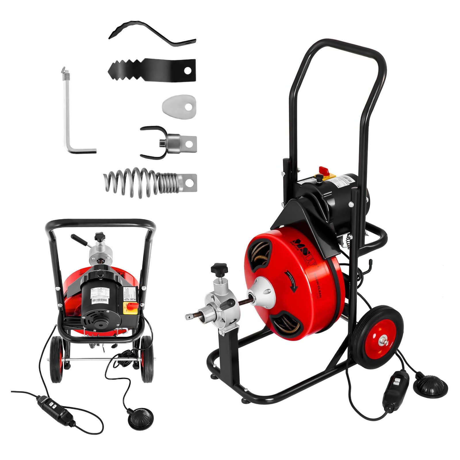 Tools – Electric spiral pipe unblocker 390W 23m MSW-DRAIN CLEAN - Carlat