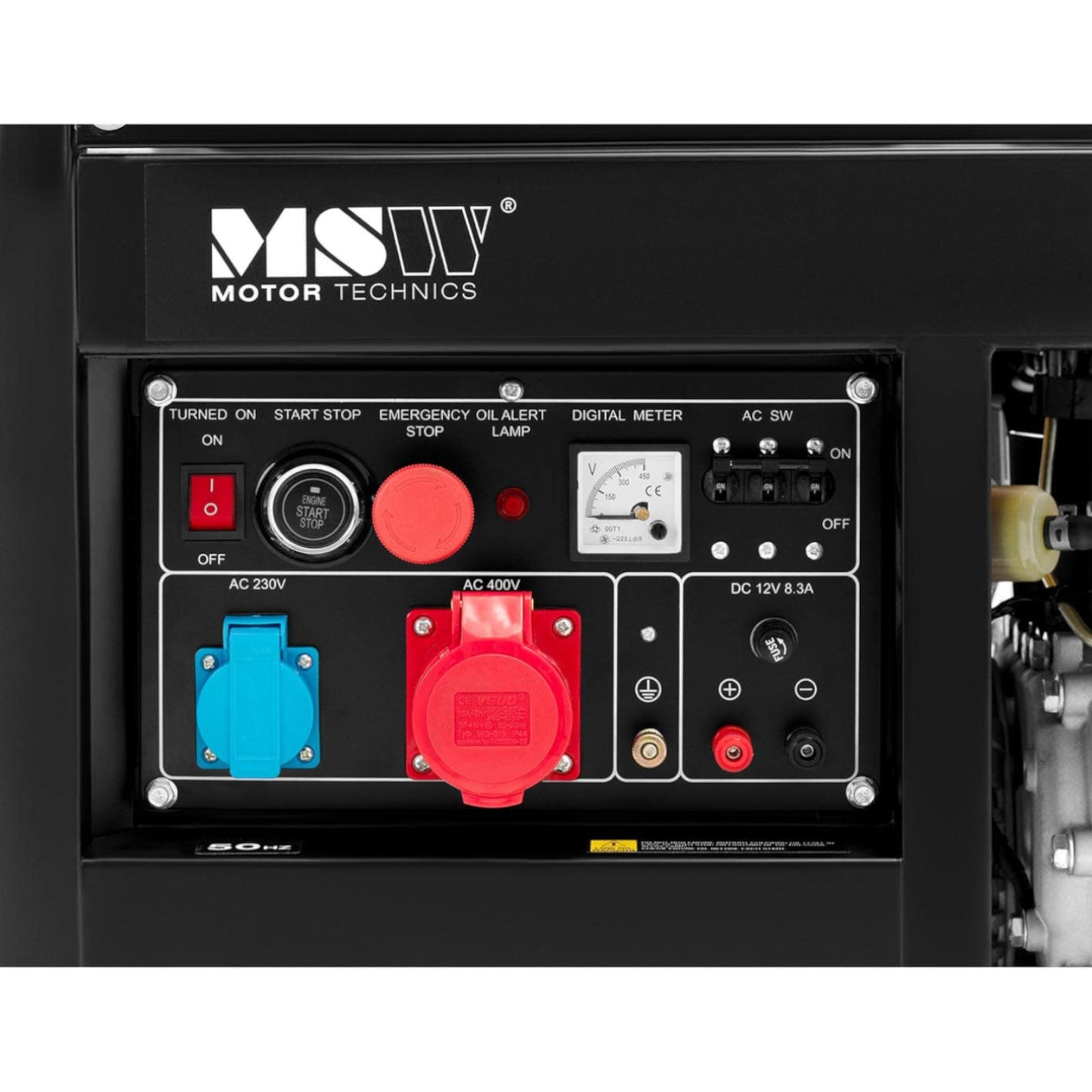 Tools – Mobile diesel generator set 240/400 V 8500 W - Carlat