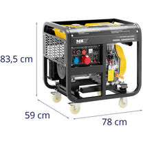 Tools – Mobile diesel generator set 240/400 V 8500 W - Carlat