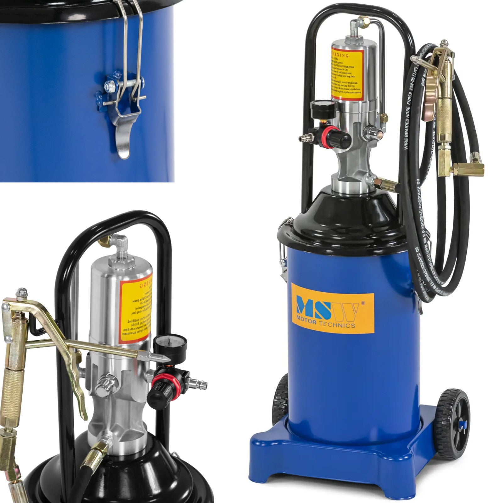 Tools – Pneumatic lubricator for machines 50:1 12L SET - Carlat