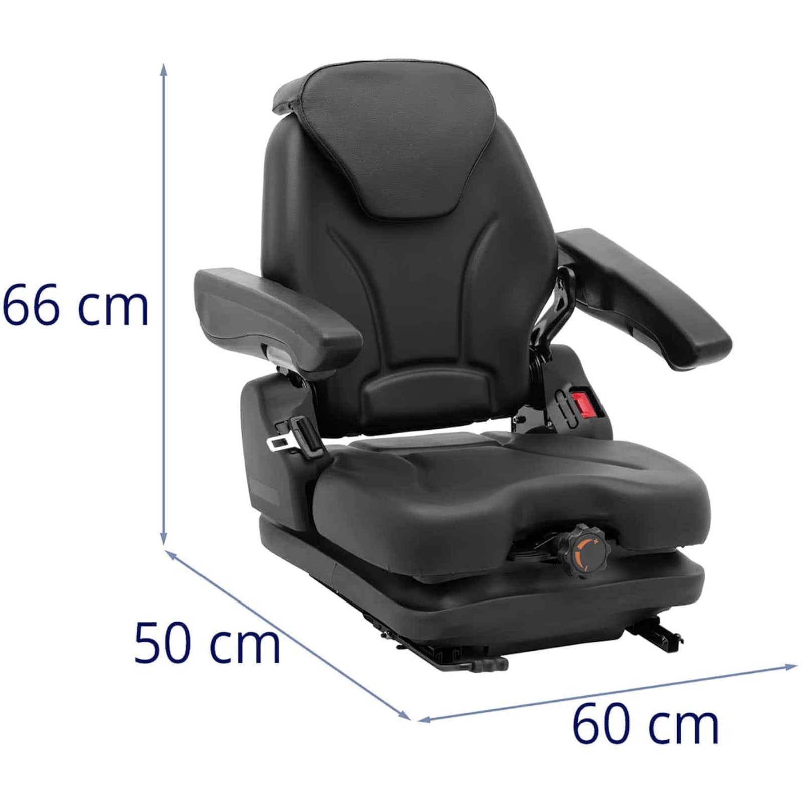 Tools – Seat, adjustable seat with armrests and tractor belt, - Carlat
