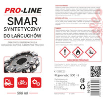 Tools – Synthetic chain lubricant PRO-LINE spray 500ml - Carlat