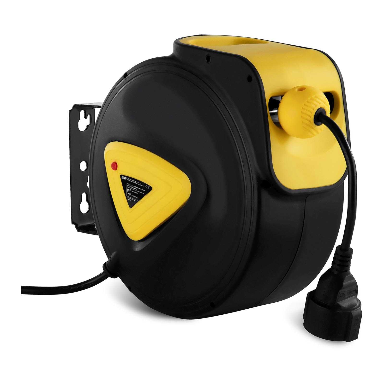 Tools – Wall-mounted automatic cable reel with extension cord AC230V - Carlat