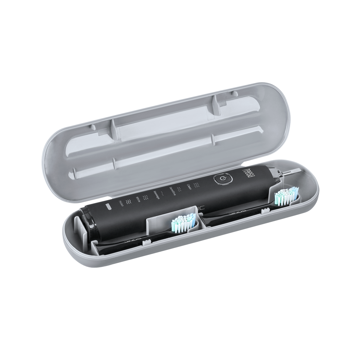 Toothbrushes – Teesa Sonic Black Sonic Toothbrush - Carlat