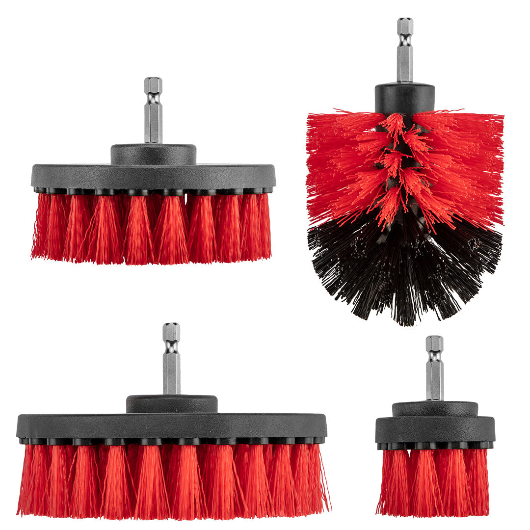 Topex 62H700 Drill Brush Set, 4 pcs - Carlat