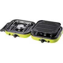 Tourist stove for camping double DUAL COMPACT + GRILL - Carlat