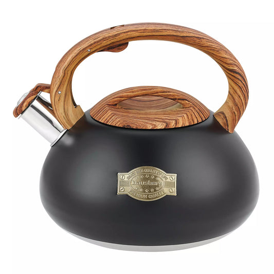 Traditional Teakettles – 3-liter Traditional Kettle, Black Klausberg - Carlat