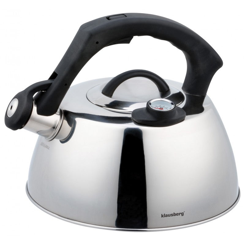 Traditional Teakettles – 3-liter kettle, silver, Klausberg - Carlat