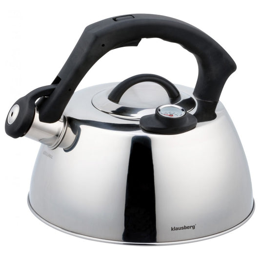 Traditional Teakettles – 3-liter kettle, silver, Klausberg - Carlat