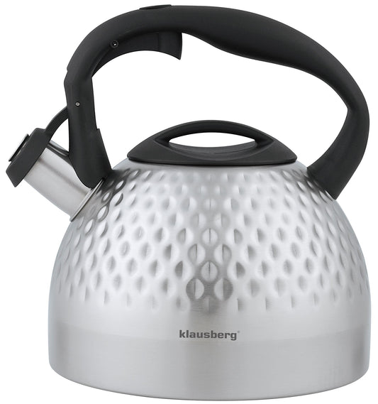Traditional Teakettles – Kettle, steel, 3 liters, silver Klausberg - Carlat
