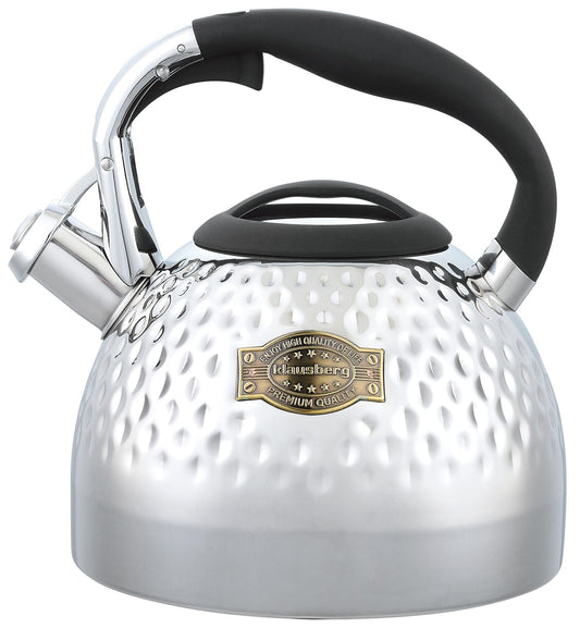 Traditional Teakettles – Kettle, steel, 3 liters, silver Klausberg - Carlat