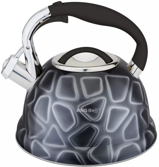 Traditional Teakettles – Kinghoff 2.7-liter Traditional Kettle, Gray - Carlat