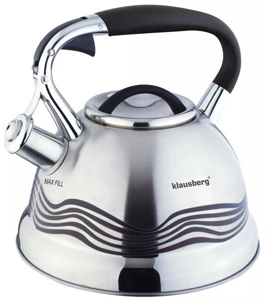 Traditional Teakettles – Traditional Kettle, 3L Stainless Steel Klausberg - Carlat