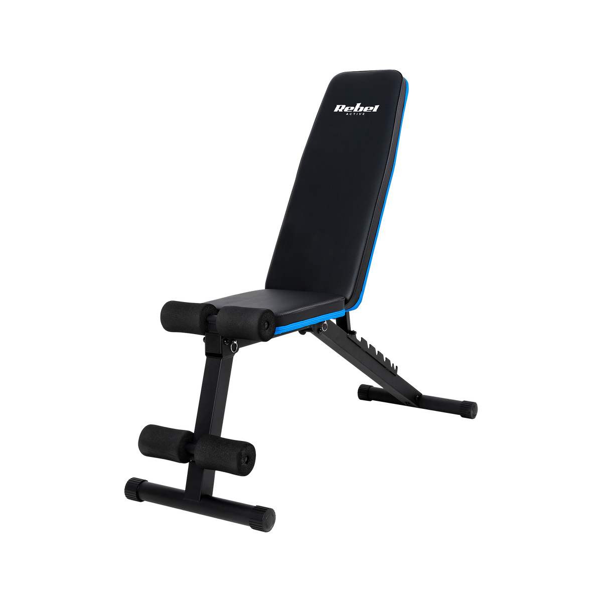 Training – Reinforced incline training bench with leg lock, REBEL ACTIVE - Carlat