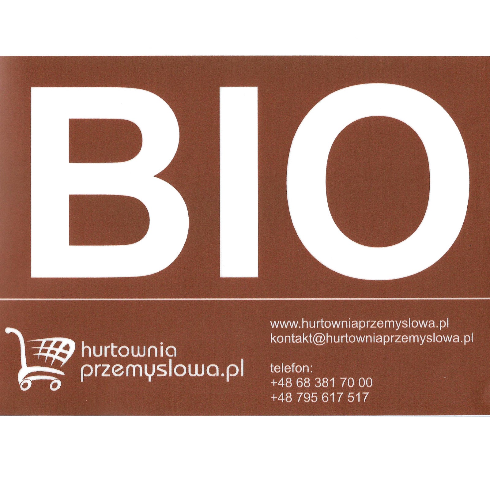 Trash Cans – BIO sticker sticker for a trash bin, - Carlat