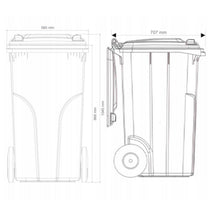 Trash Cans – BIO waste bin container with double bottom, - Carlat
